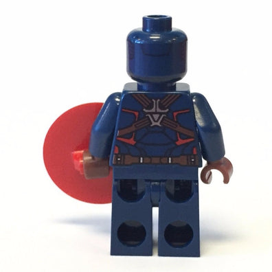 LEGO Minifigure-Captain America-Super Heroes / Avengers Age of Ultron-SH177-Creative Brick Builders